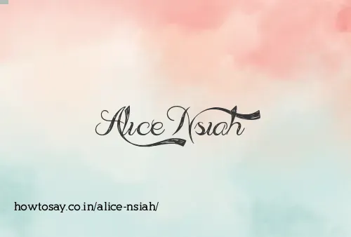 Alice Nsiah