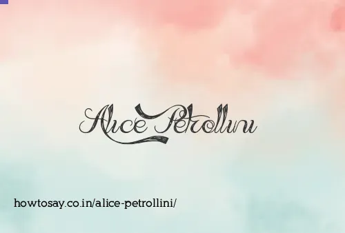 Alice Petrollini