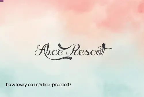 Alice Prescott