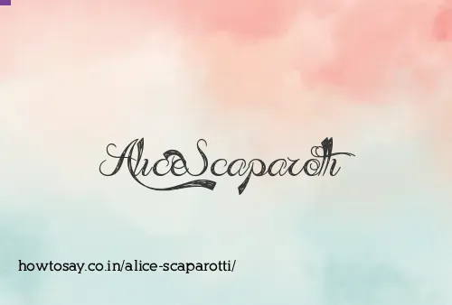 Alice Scaparotti