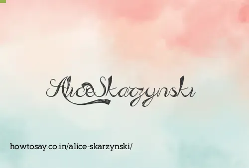 Alice Skarzynski