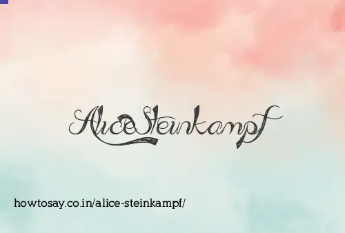 Alice Steinkampf