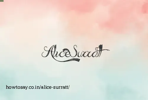 Alice Surratt