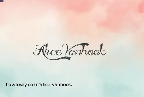 Alice Vanhook