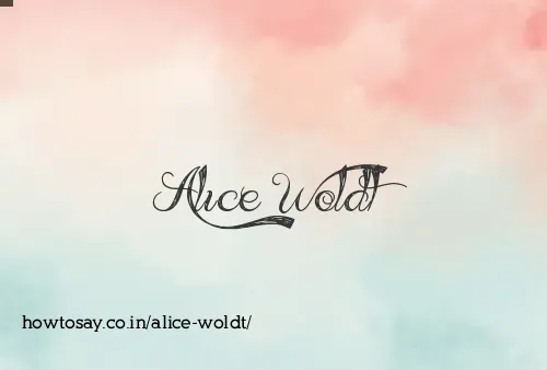Alice Woldt