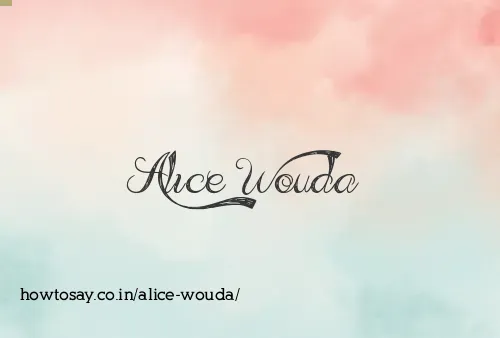 Alice Wouda