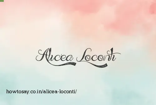 Alicea Loconti