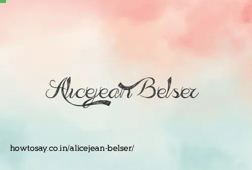 Alicejean Belser
