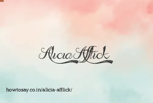 Alicia Afflick