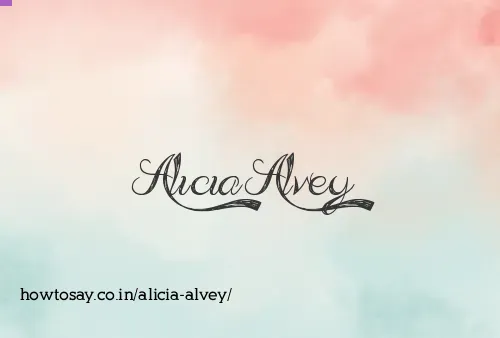 Alicia Alvey
