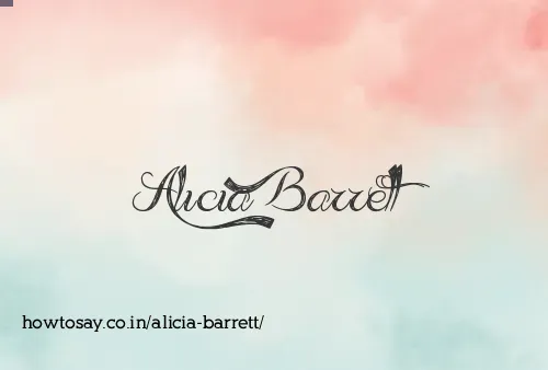 Alicia Barrett