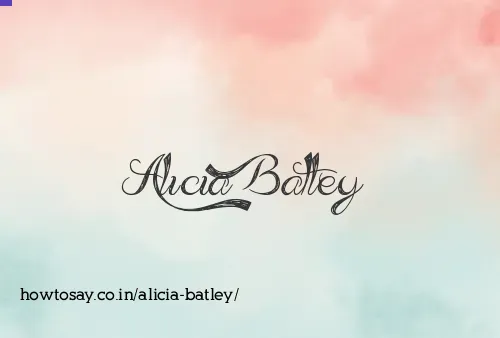 Alicia Batley