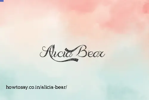 Alicia Bear