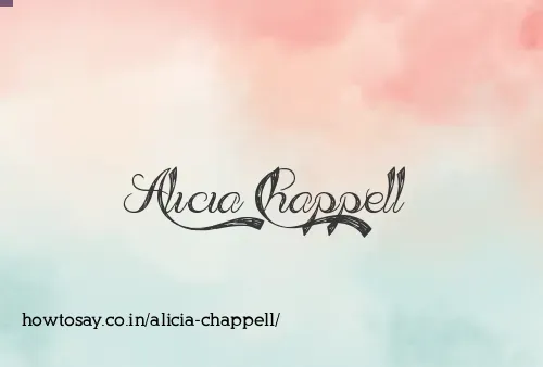 Alicia Chappell