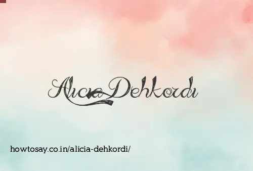 Alicia Dehkordi