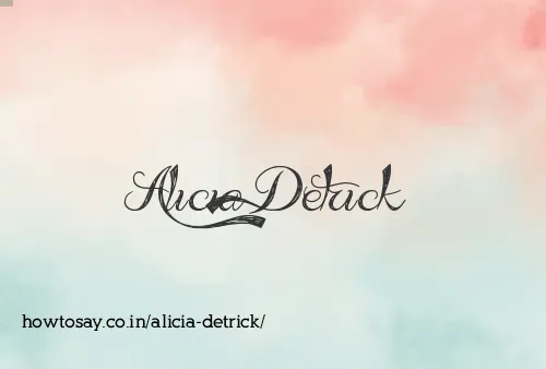 Alicia Detrick