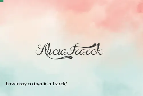 Alicia Frarck
