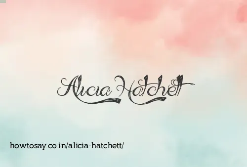 Alicia Hatchett