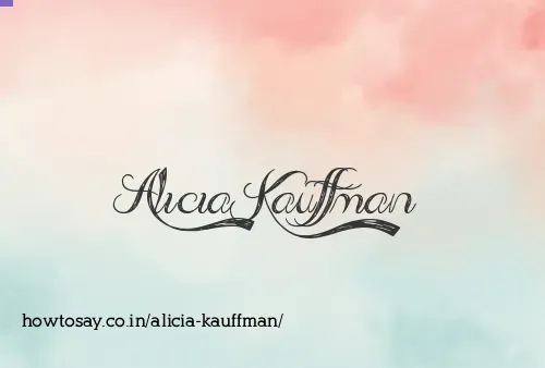 Alicia Kauffman
