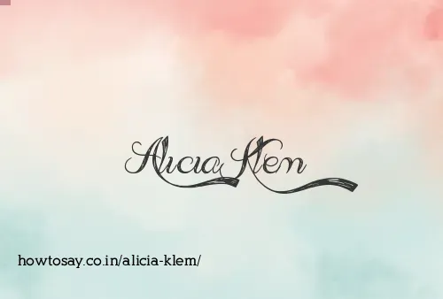 Alicia Klem