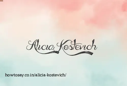 Alicia Kostevich