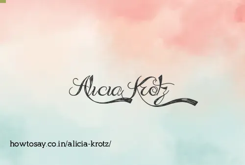 Alicia Krotz