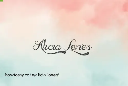 Alicia Lones