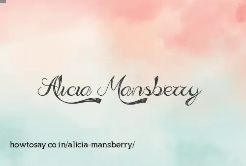 Alicia Mansberry