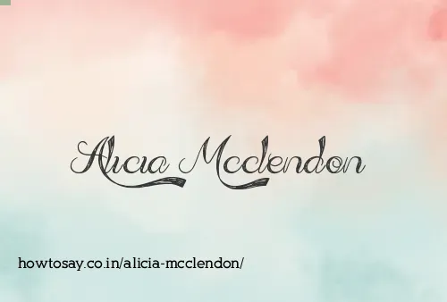 Alicia Mcclendon