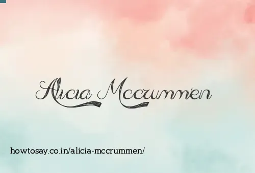 Alicia Mccrummen