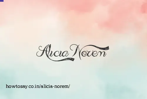 Alicia Norem