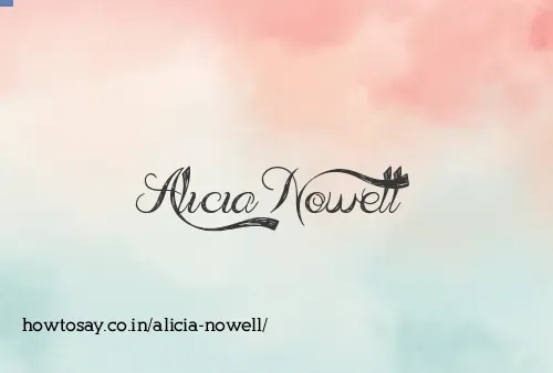 Alicia Nowell