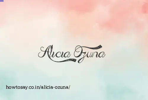 Alicia Ozuna