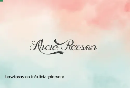 Alicia Pierson