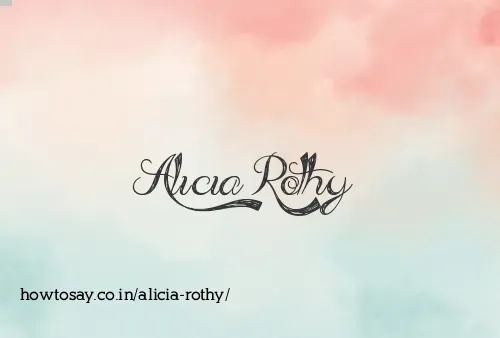 Alicia Rothy