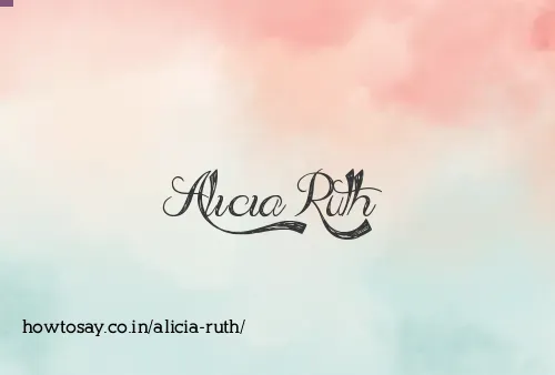 Alicia Ruth