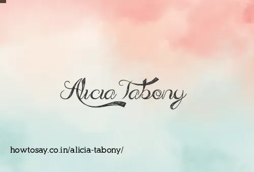 Alicia Tabony