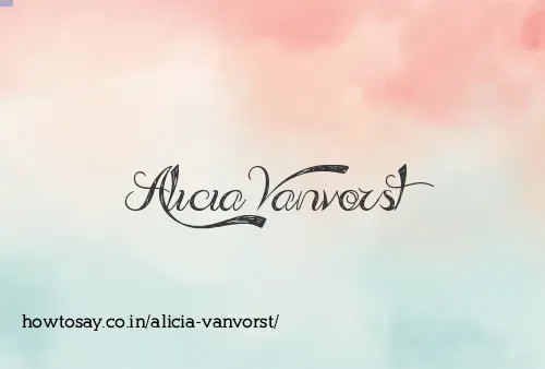 Alicia Vanvorst