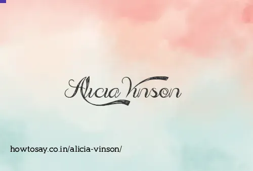 Alicia Vinson