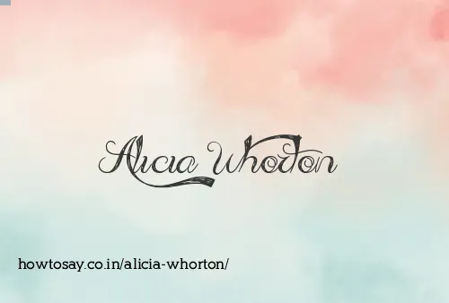 Alicia Whorton