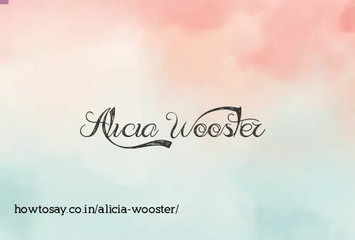 Alicia Wooster