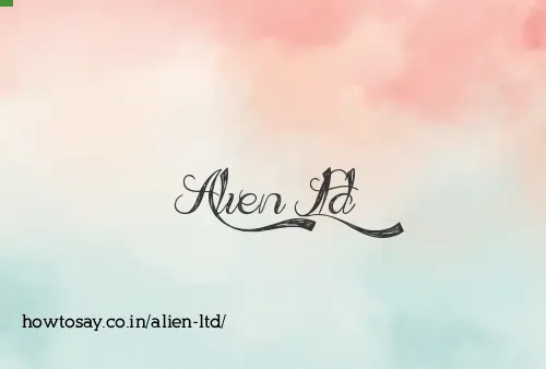 Alien Ltd
