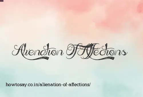 Alienation Of Affections