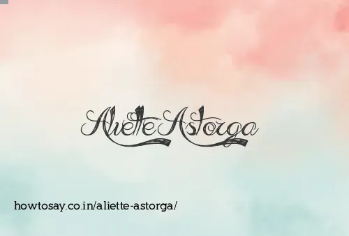 Aliette Astorga