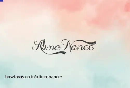 Alima Nance