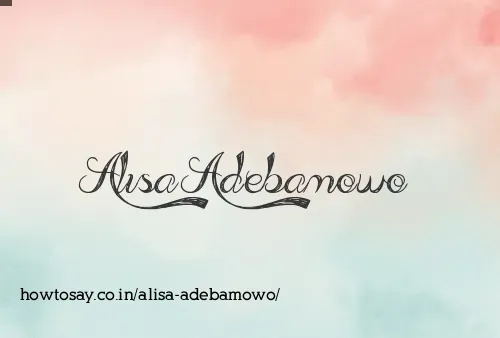 Alisa Adebamowo
