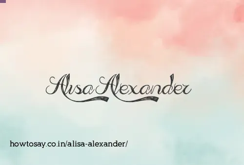 Alisa Alexander