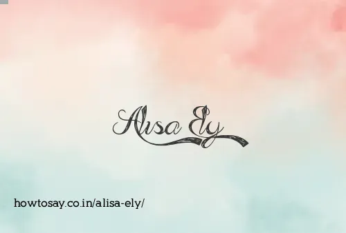 Alisa Ely