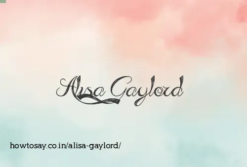 Alisa Gaylord