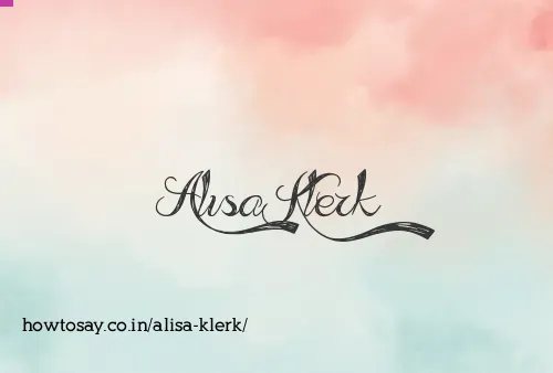 Alisa Klerk
